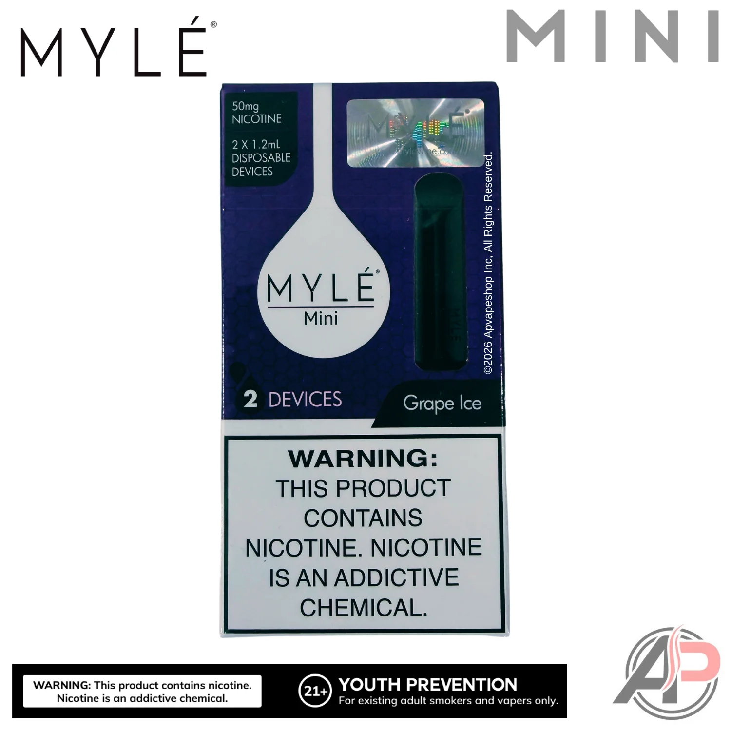 Myle Mini Disposable Vape Device - Image 4