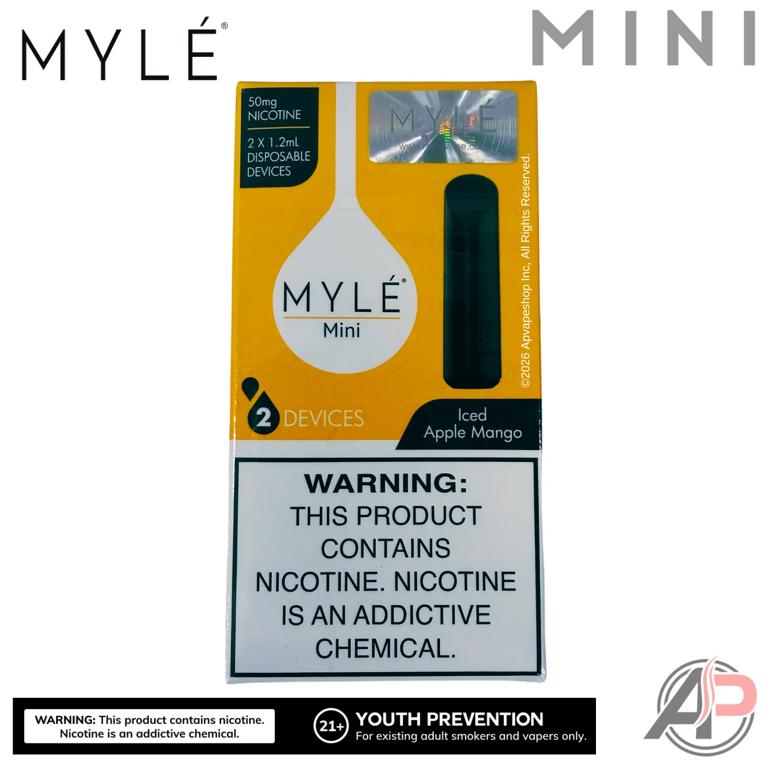 Myle Mini Disposable Vape Device - Image 5