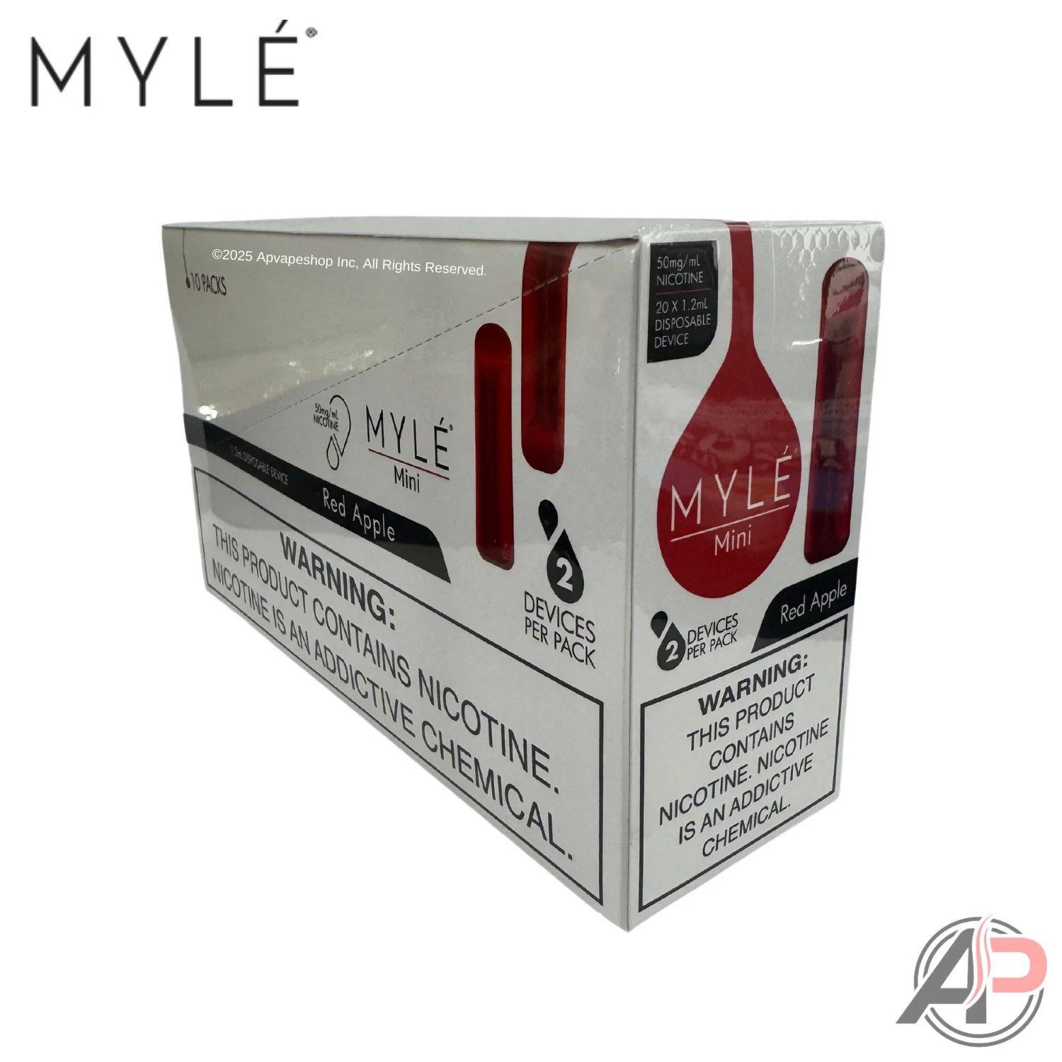Myle Mini Disposable Vape Device Wholesale Box - Image 3
