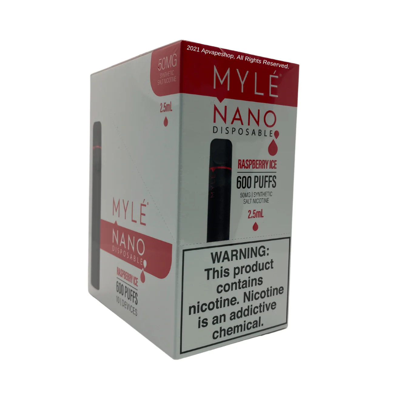 Myle Nano Disposable Vape Device Wholesale 10 Pack - Image 4