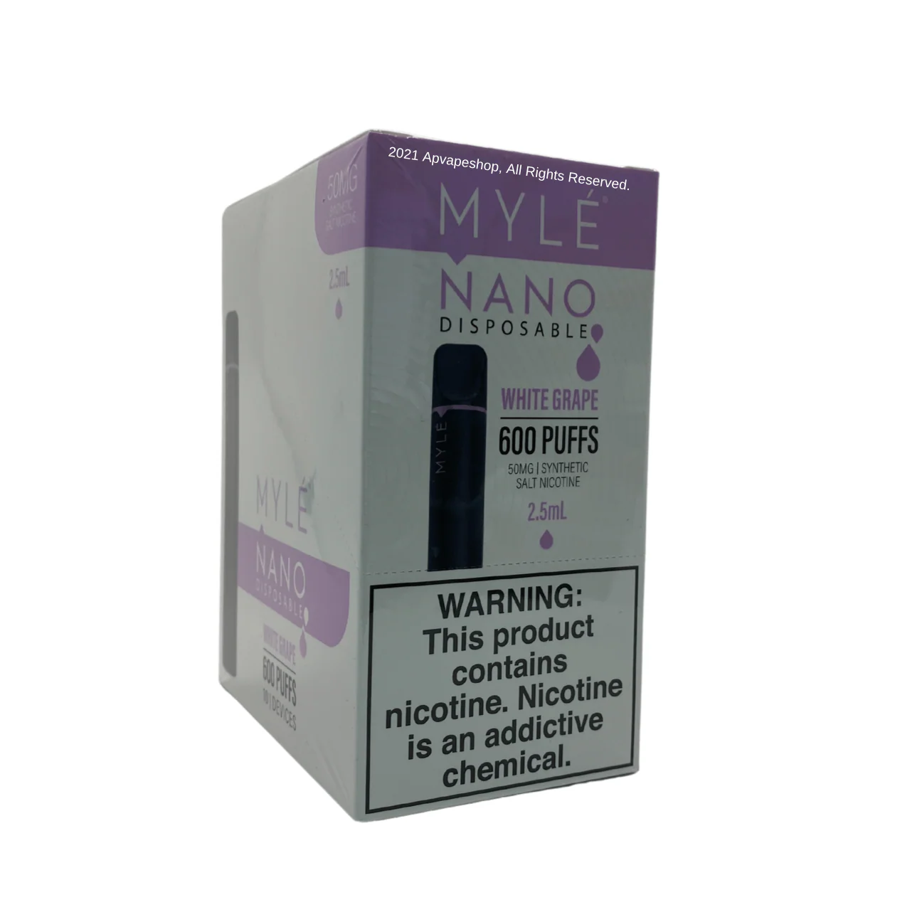 Myle Nano Disposable Vape Device Wholesale 10 Pack - Image 7