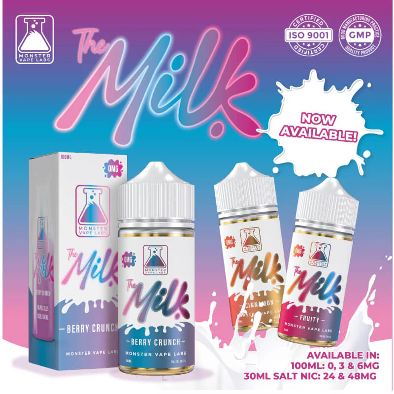 The Milk Fruity Vape Juice By Monster Vape Labs 100ml - Image 3